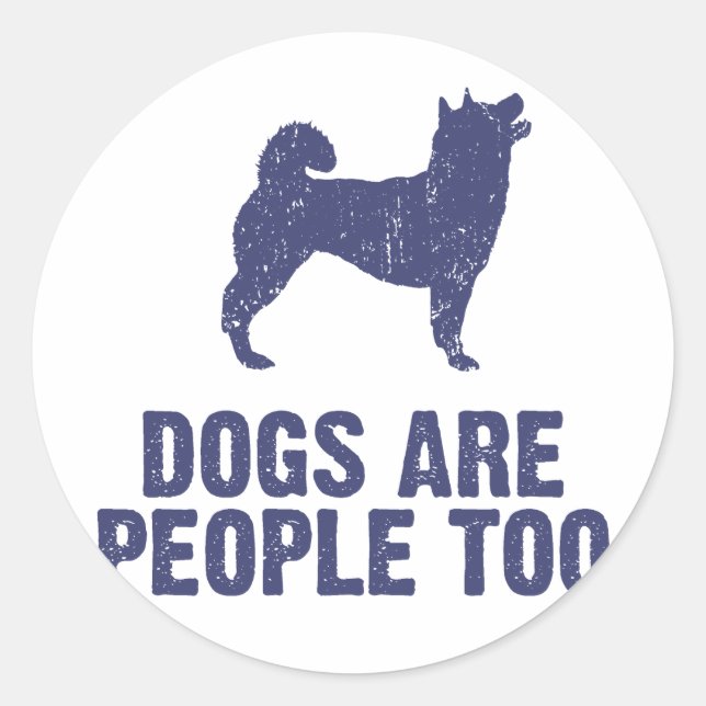 Shiba Inu Classic Round Sticker (Front)