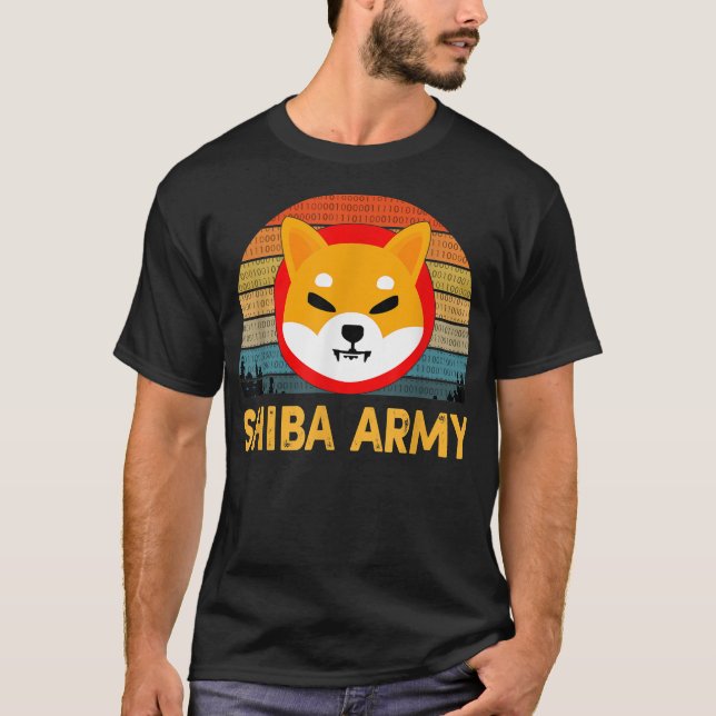 Shiba Inu Coin Crypto Token Shib Cryptocurrency Sh T-Shirt (Front)