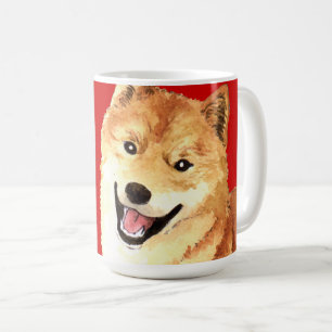 Shiba Inu Colour Block Coffee Mug
