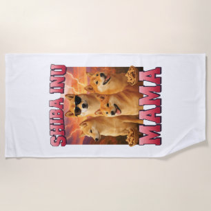 Shiba Inu Copy Copy Beach Towel