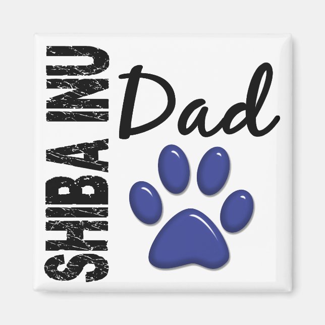 Shiba Inu Dad 2 Magnet (Front)