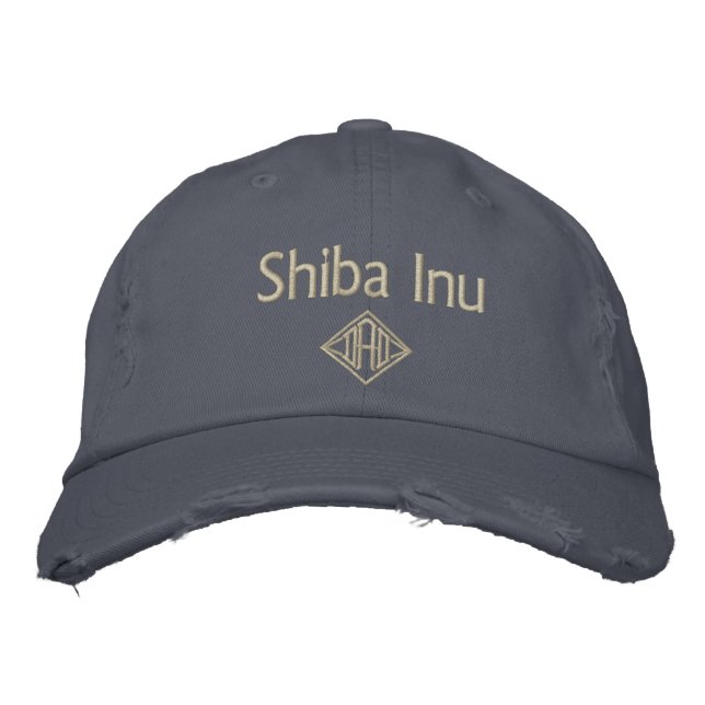 Shiba Inu Dad Gifts Embroidered Hat (Front)
