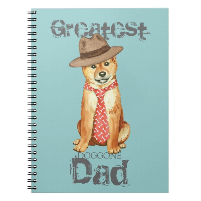 Shiba Inu Dad Notebook (Front)
