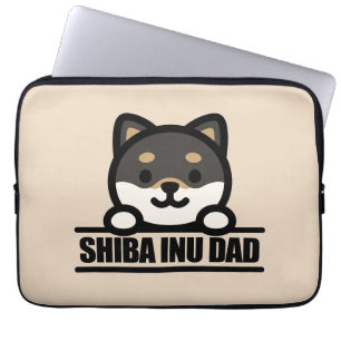 SHIBA INU DAD - Proud Shiba Inu Father Design Laptop Sleeve