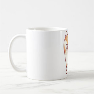 Shiba inu Delight � Cute Animal Art Coffee Mug