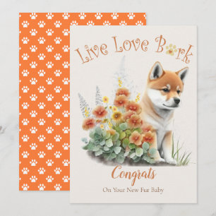 Shiba Inu Dog Adoption, Gotcha Day Card