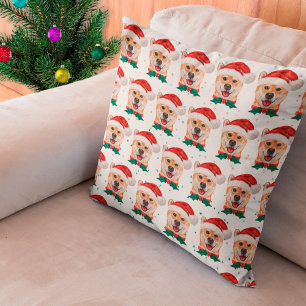 Shiba Inu Dog Breed Christmas Stars Cushion