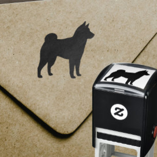 Shiba Inu Dog Breed Silhouette Self-inking Stamp