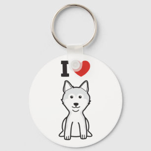 Shiba Inu Dog Cartoon Key Ring