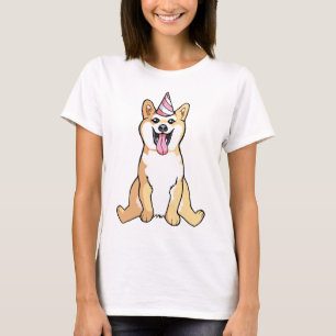 Shiba Inu Dog Drawing Cute Woman's Shirt