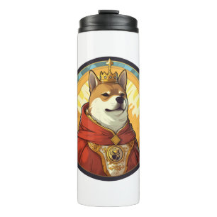Shiba Inu Dog King   Thermal Tumbler