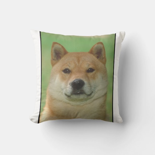 Shiba Inu Dog MoJo Pillow (Front)