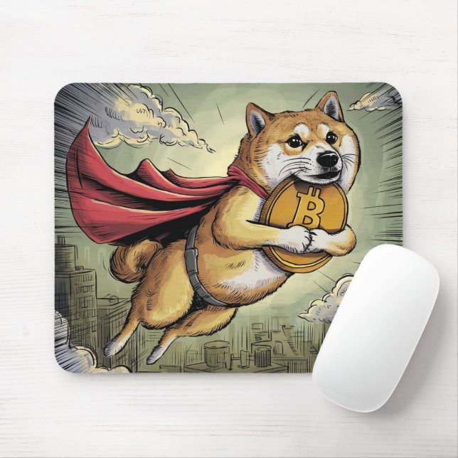 Shiba Inu Dog Mouse Pad (With Mouse)
