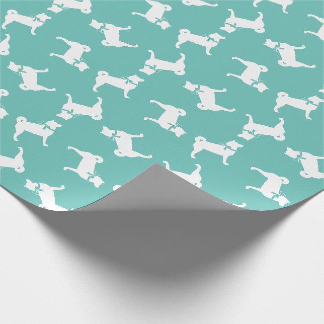 Shiba Inu Dog Puppy Wrapping Paper (Corner)