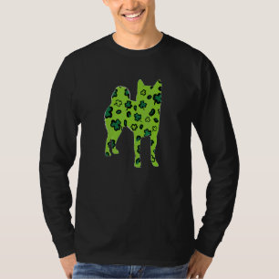 Shiba Inu Dog St Patrick S Day Green Leopard Shamr T-Shirt