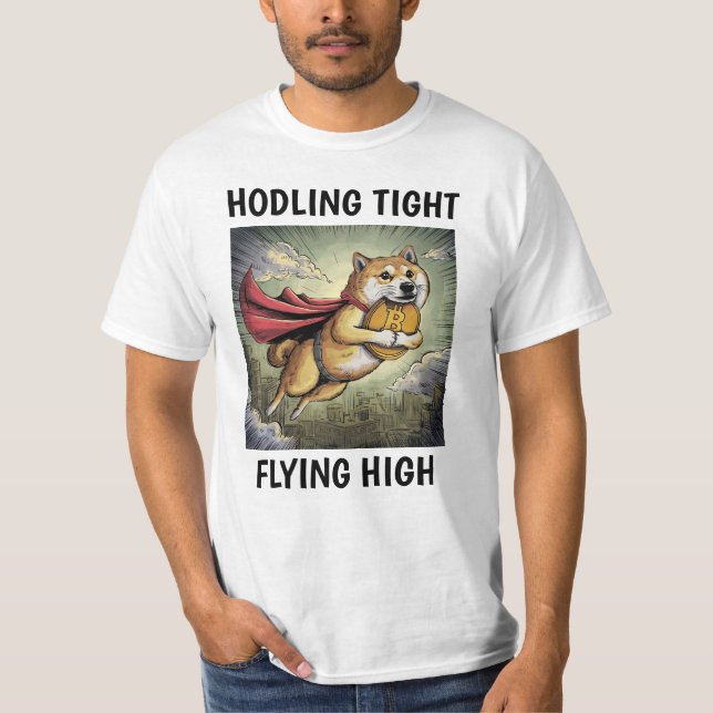 Shiba Inu Dog White T-Shirt (Front)