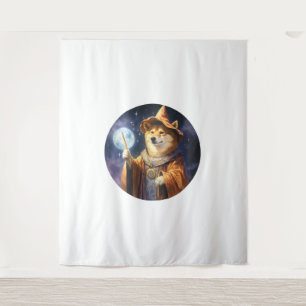 Shiba Inu Dog Wizard Tapestry