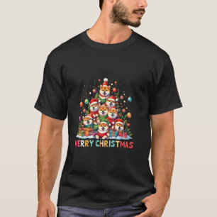 Shiba Inu Dogs Merry Christmas Xmas Funny Christma T-Shirt