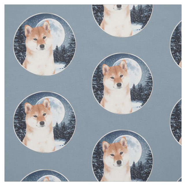 Shiba Inu Fabric (Swatch)
