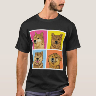 Shiba Inu Funny Meme dogs Frame T-Shirt