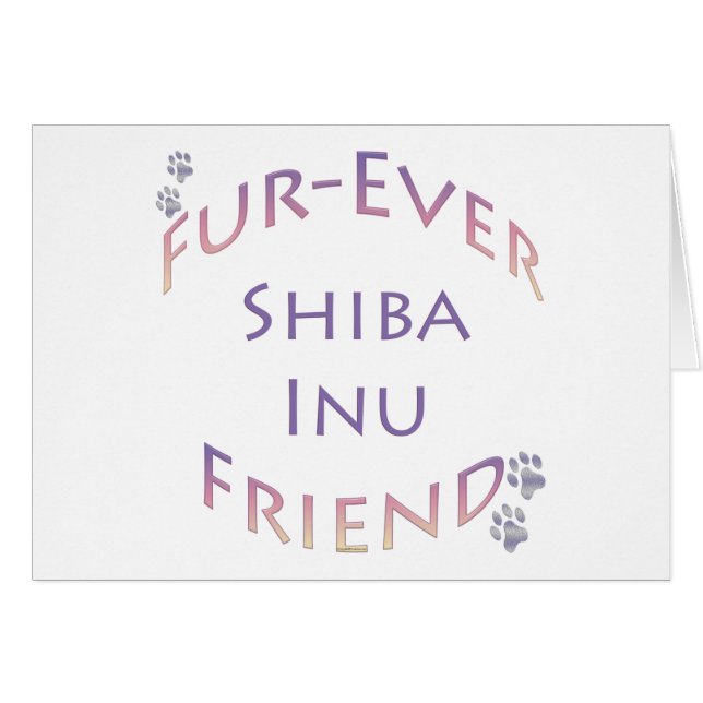 Shiba Inu Furever Friend (Front Horizontal)
