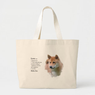 Shiba Inu Gifts Large Tote Bag