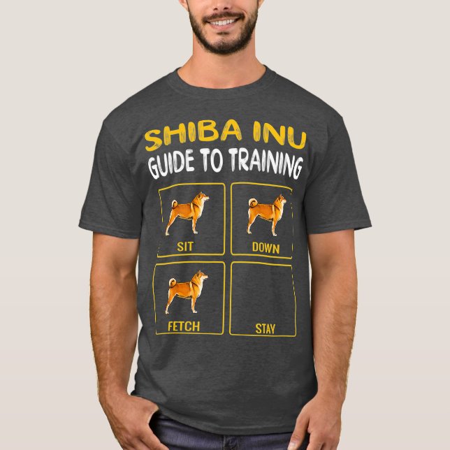Shiba Inu Guide To Training Dog Obedience T-Shirt (Front)