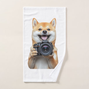Shiba Inu     Hand Towel