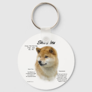 Shiba Inu History  Key Ring