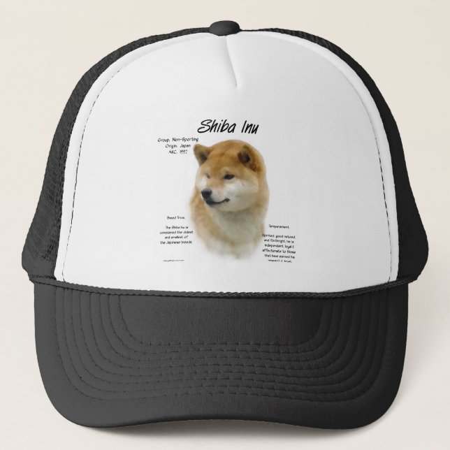 Shiba Inu History  Trucker Hat (Front)