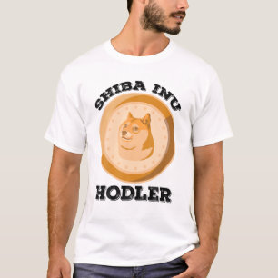 Shiba Inu Hodler Crypto Token Coin Cryptocurrency T-Shirt