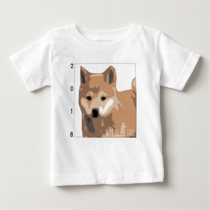 Shiba Inu Illustration Dog Year 2018 Baby T Baby T-Shirt