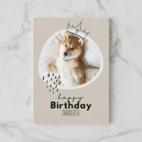 Shiba Inu Inspired Birthday Card