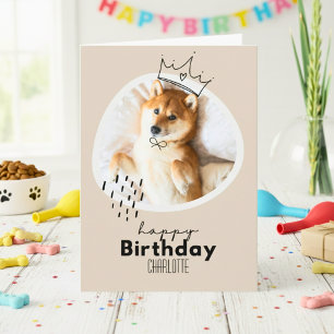  🎂🐕Shiba Inu Inspired Birthday Card