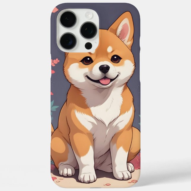 Shiba Inu iPhone 16 Pro Max Case-Mate Case (Back)