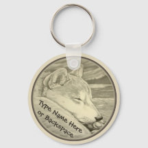 Shiba Inu Keychain Personalized Shiba Inu Dog Gift