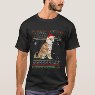 Shiba Inu Lights Pajama T-Shirt