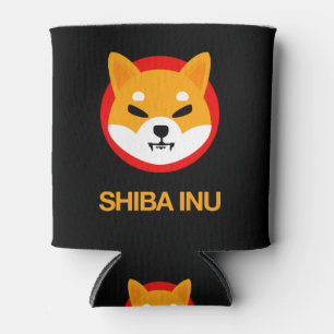 Shiba Inu Logo and Text Below Image  Can Cooler