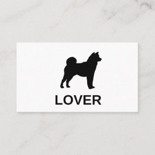 shiba inu lover business card