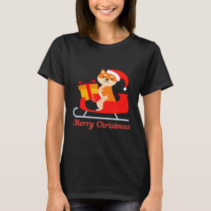 Shiba Inu Merry Christmas T-Shirt