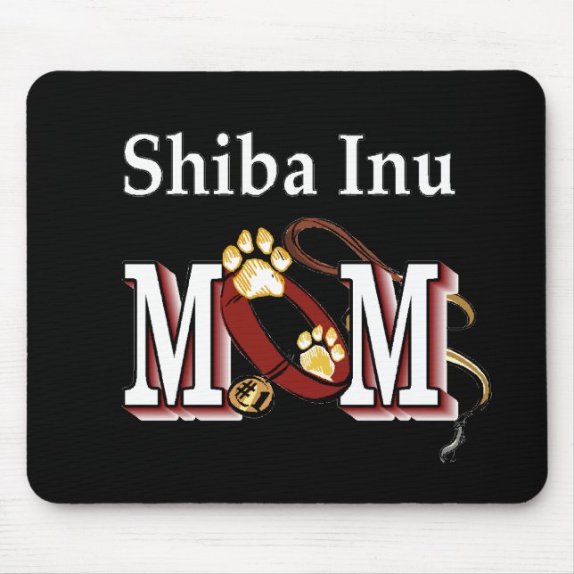 Shiba Inu MOM Gifts Mouse Pad (Front)