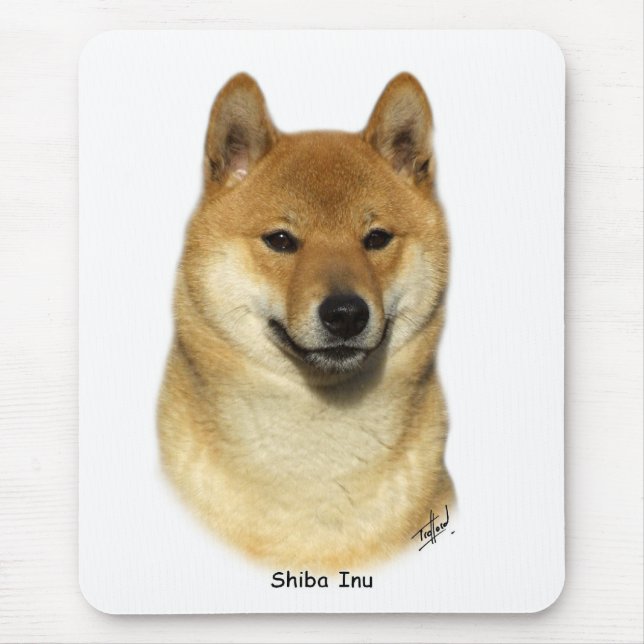 Shiba Inu Mouse Pad (Front)