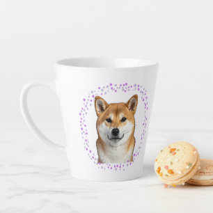 Shiba Inu Mug – Personalised Pastel Lavender Gift
