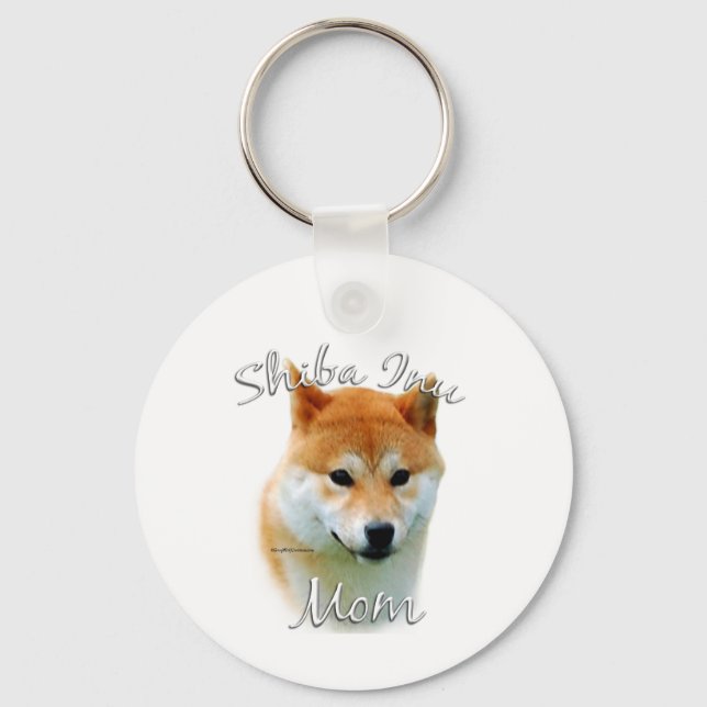 Shiba Inu Mum 2 Key Ring (Front)