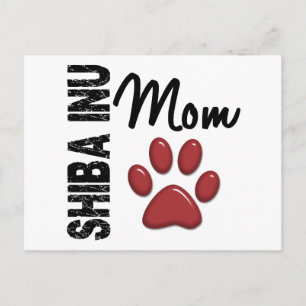Shiba Inu Mum 2 Postcard