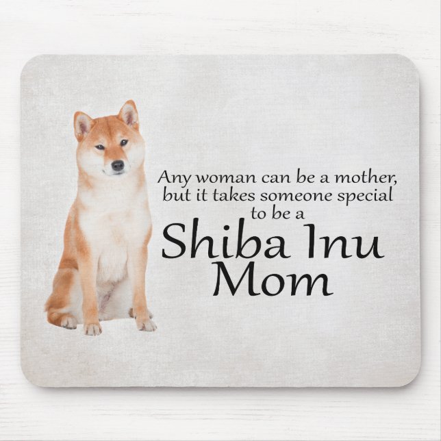 Shiba Inu Mum Mousepad (Front)