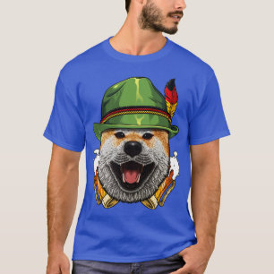 Shiba Inu Oktoberfest Lederhosen German Beer Fest T-Shirt