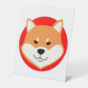 Shiba Inu Original Pedestal Sign