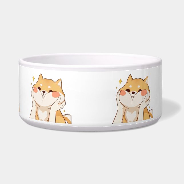 Shiba Inu Pet Bowl (Front)