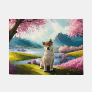 Shiba Inu Puppy Doormat